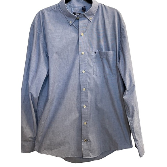Izod Other - IZOD Button down long Sleeve Shirt Mens Larg Tall light blue